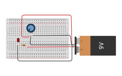 Image result for Potentiometer with LED Arduino Tinkercad Code