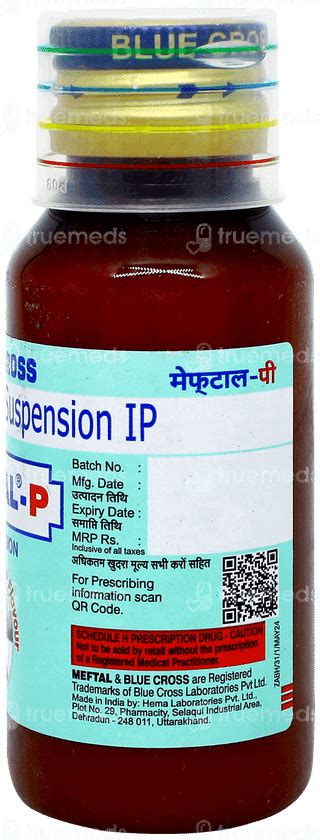 Meftal P Mango Flavour Suspension – Pain & Inflammation Relief for Adults