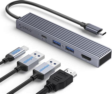 Amazon.com: USB C to HDMI Multiport Adapter with Charging Port, HDMI to ...