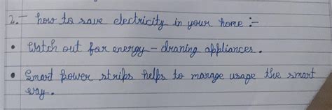 write how to save electricity in your home write ten points - Brainly.in