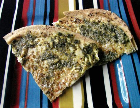 Toasted Flat Bread With Pesto Recipe - Food.com