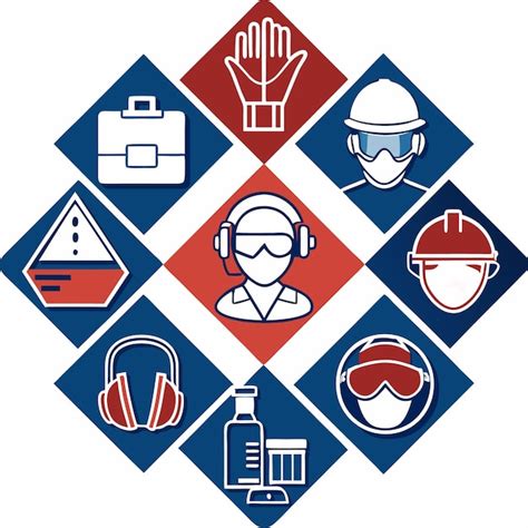 Safety and protection icon set | Premium Vector