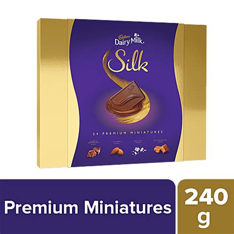 Buy Cadbury Dairy Milk Silk Premium Miniatures Chocolate Gift Box ...