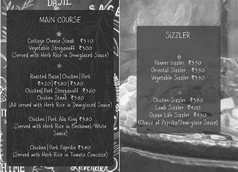 Menu at Living Roof Shillong- Hotel & Cafe, Shillong, Landmark