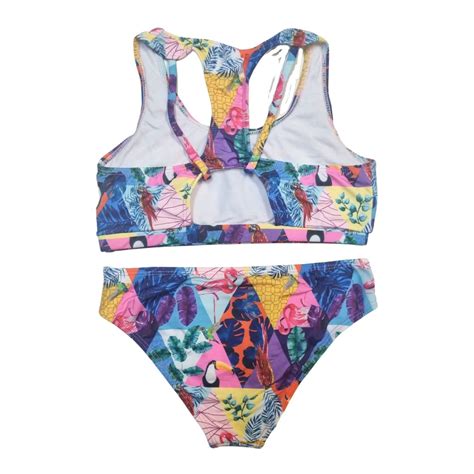 Biquini Top Stripe Brazilian Pop Art - Banho Maria Moda praia infantil