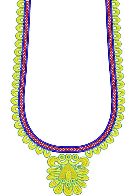 South Indian Blouse Embroidery Design -J009