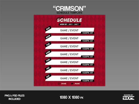 Image result for Stream Schedule Maker