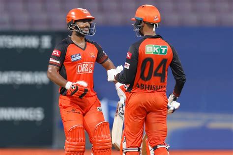 CSK vs SRH Live: Abhishek Sharma, Rahul Tripathi Star As SunRisers ...