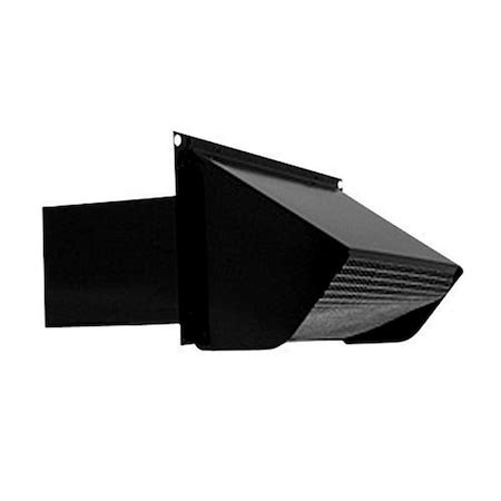 Broan Broan-NuTone 4.78 in. W X 12.75 in. L Black Steel Wall Vent 639 ...