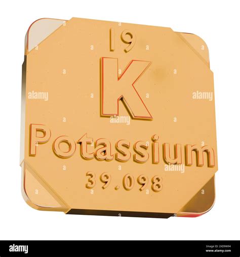 Potassium chemical element periodic table hi-res stock photography and ...
