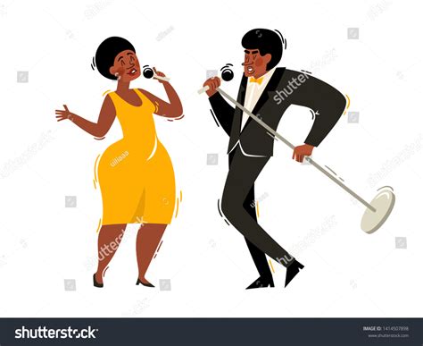 Cartoon People Singing
