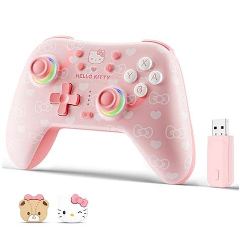 Premium Wireless Switch Controller | Kuitmor Pink Switch 2 Controller ...