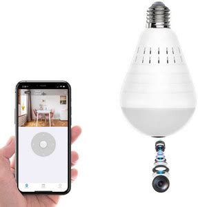 TECHEL BULB CAMERA Audio And Video Recording D66 Security Camera Price ...
