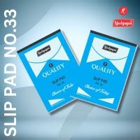NEELGAGAN Slip Pad No. 33 (Type : Ruled With 80 Page) Regular Note Pad ...