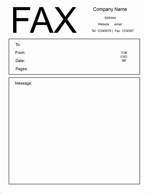 FREE Editable Fax Cover Sheet Template | Word-PDF-Excel-Image
