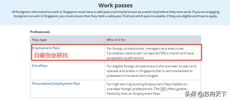 投资少！门槛低！新加坡自雇移民EP签证(吉林新加坡移民办理公司)_新加坡创业网