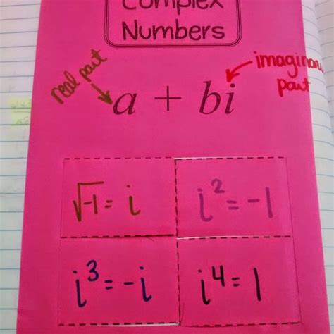 Image result for Imaginary Numbers Worksheet with Answers