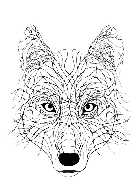 Image result for Ink Drawing RPG Wolf