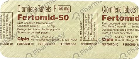 Fertomid 50 MG Tablet (10): Uses, Side Effects, Price & Dosage | PharmEasy