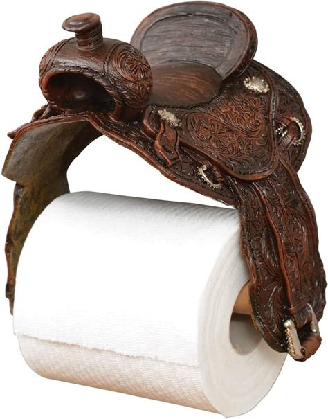 BLACK FOREST DECOR Saddle Toilet Paper Holder India | Ubuy