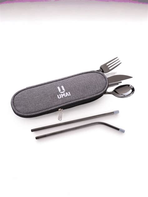 Buy UMAI 8-Piece Stainless Steel Utensil Set - Travel Friendly – The ...