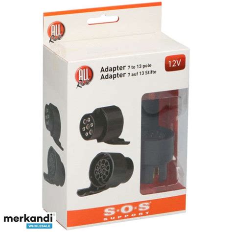 12V PL 7/13 Pin Adapter: Universal caravan plug for trailers, caravans ...