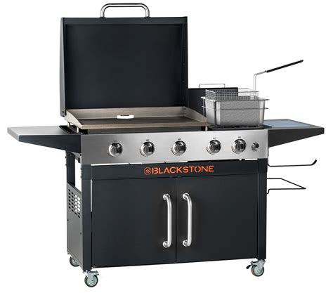 Blackstone 28 inch outdoor flat top gas grill griddle station - milzoqa