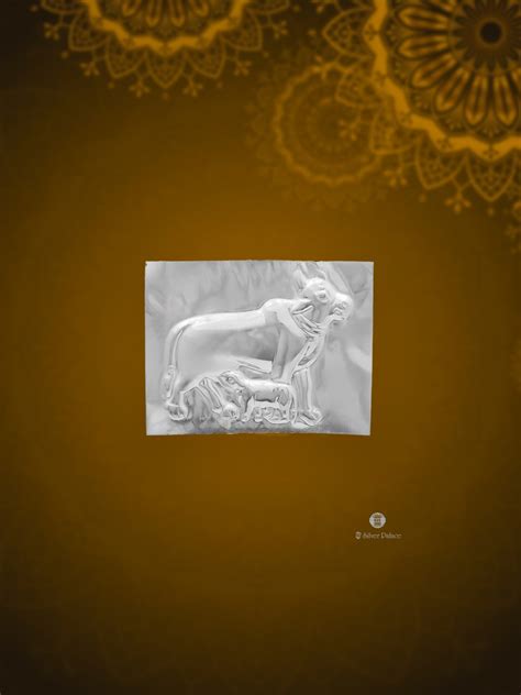 925 Silver Kamadhenu Silver Sheet For Rituals Shri Collection - Silver ...