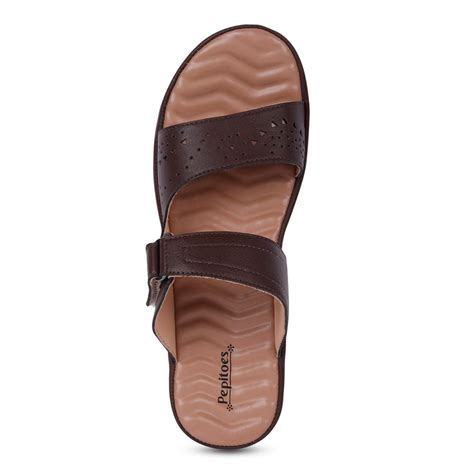 Dark Brown Comfort Slip on Wedges N91240 - Pepitoes