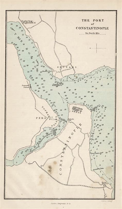 Constantinople Istanbul Map