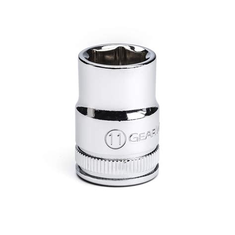 GEARWRENCH 3/8" Drive Standard Metric Socket 11mm, 6 Point - 80379 ...
