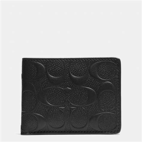 Coach Men's Leather Wallet at Hamish Payne blog