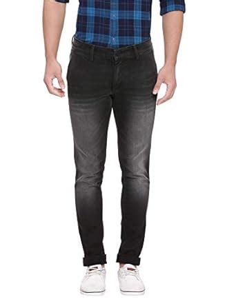 BASICS Torque Fit Phantom Stretch Jean Black : Amazon.in: Clothing ...