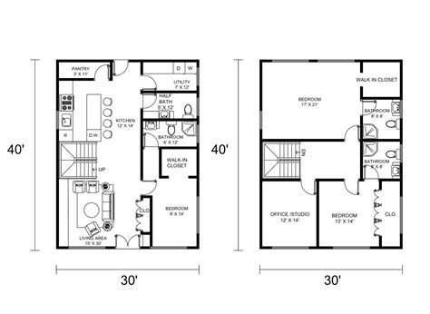 13 Amazing Two Story Barndominium Floor Plans