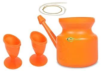 RCSP Unbreakable Plastic Round Jal Neti Pot Helpful in Sinus, Light ...