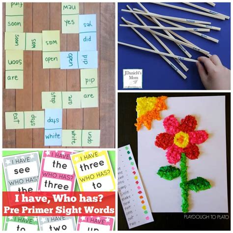 25 Super Fun Sight Word Games - Playdough To Plato