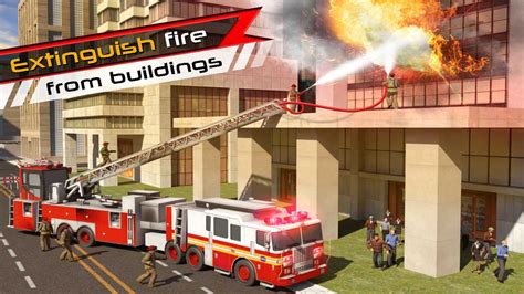 American Firefighter Rescue Truck Simulator- Fire Fighter Games:Amazon ...