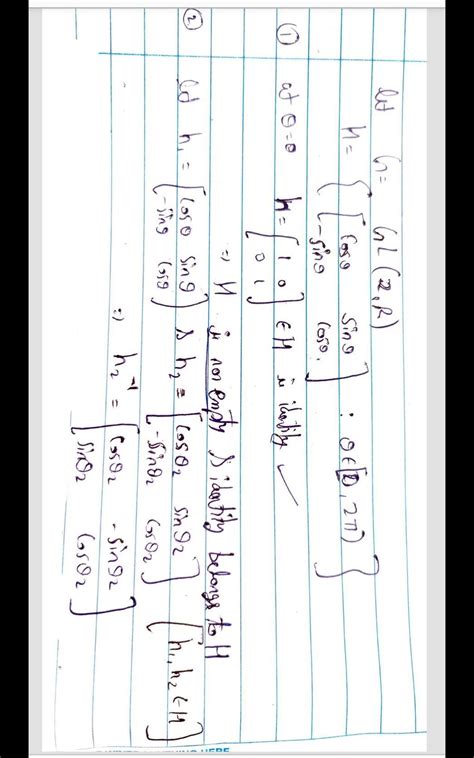 How is this a subgroup of gl(2,r) ... pls once show