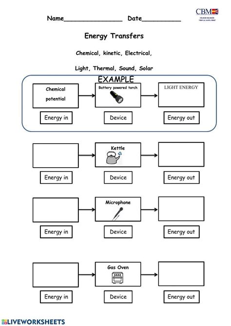Energy Transformation Worksheet Key 的图像结果