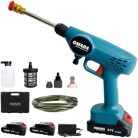 INGCO Cordless Pressure Washer with Battery and Charger, Auto Stop ...