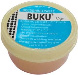 BUKU 150gm Soldering Flux Paste, Pack of 1 0 W Simple Price in India ...