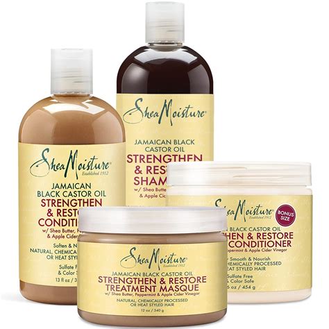 Buy Shea Moisture SheaMoisture Strengthen Grow & Restore Combo Bundle ...