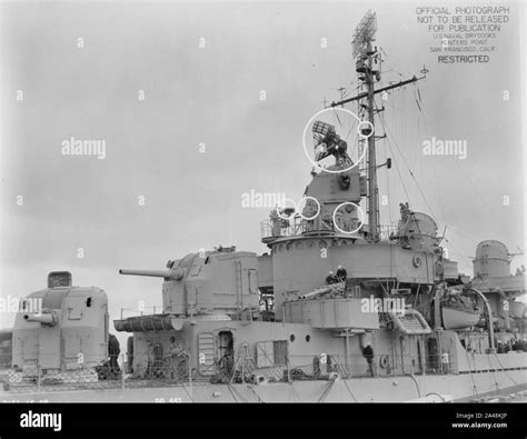 Fletcher class destroyer Stock Photo - Alamy
