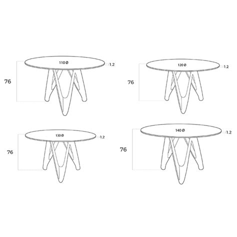 BIM objects - Free download! Dining table with fiberglass base | BIMobject