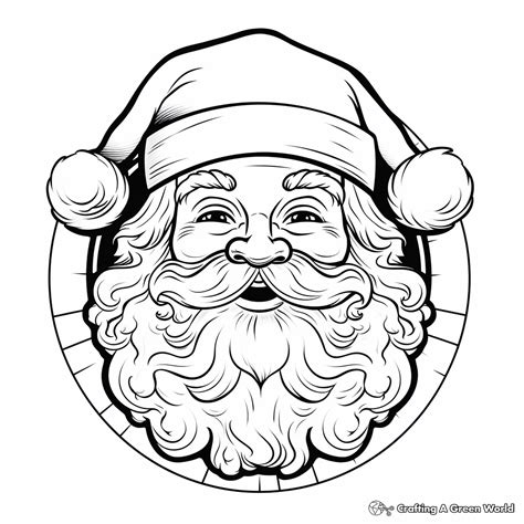 Santa Coloring Printables