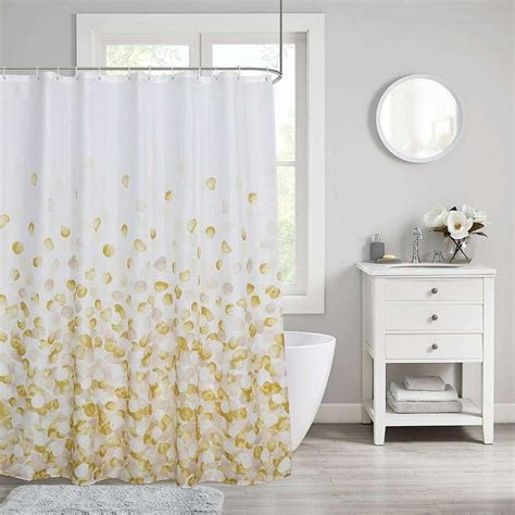 homewards Polyester Premium Digitally Printed Mid Yellow Petal Design ...