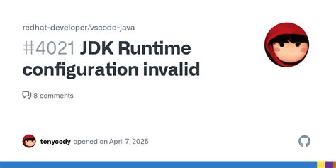 Invalid Java Runtime Configuration 的图像结果