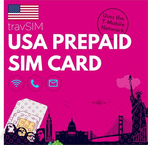 Amazon.com: travSIM Prepaid SIM Card USA | Uses The T-Mobile Network ...