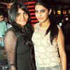 Radhika and Poornima at the birthday party of Akhil Sachdeva, the lead ...