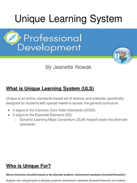 Image result for Unique Learning System